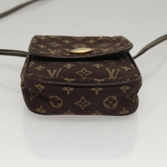 Share LOUIS VUITTON Monogram Mini Pochette Cancun Pouch Brown - Picture 5 of 16